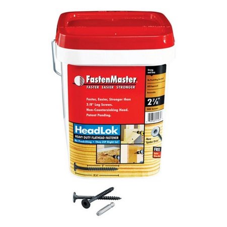 Fastenmaster FMHLGM278-500 10 x 2.87 in. Wood Screws Bucket 500 Piece FA11357